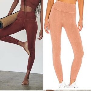 2 pair of free people good karma leggings
